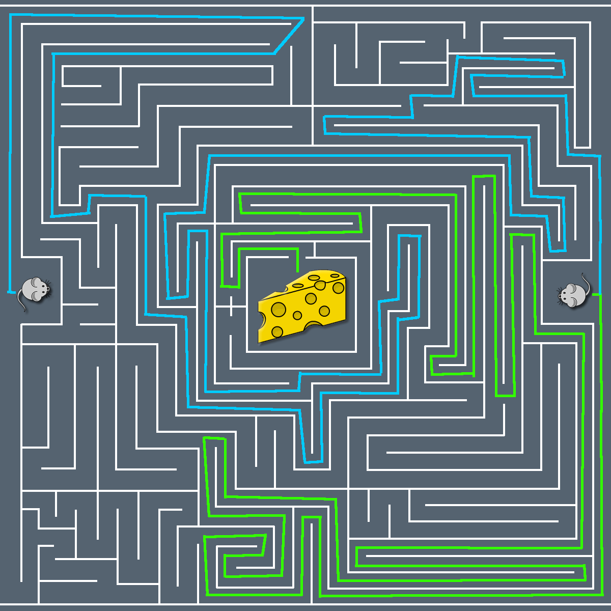 Solution for maze 12