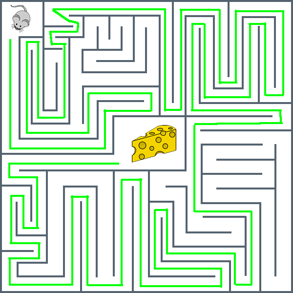 Solution for maze 13