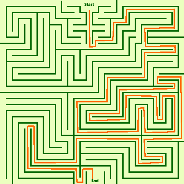 Solution for maze 23