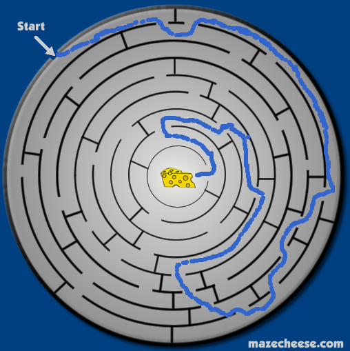 Solution for maze 6